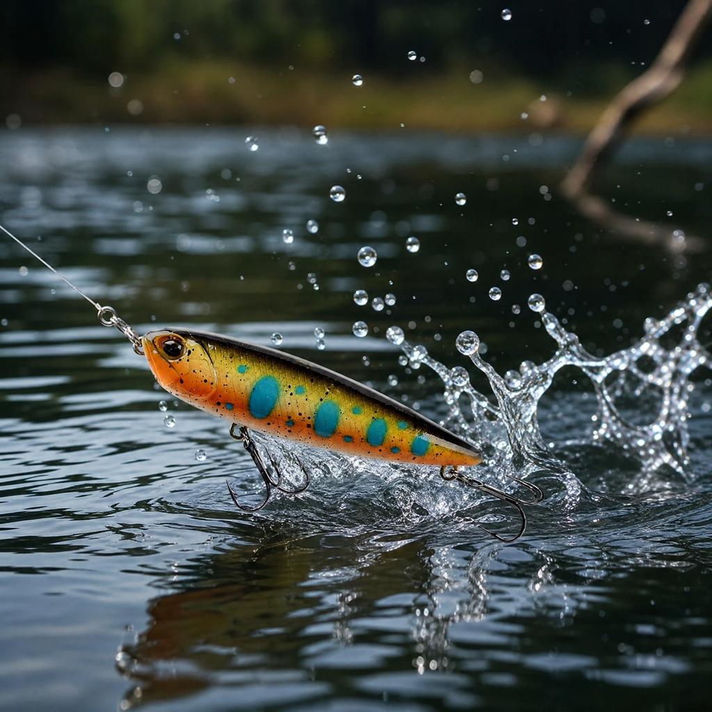 Floating Pencil Topwater Hard Fishing, Realistic Small Artificial for Long and Snakehead