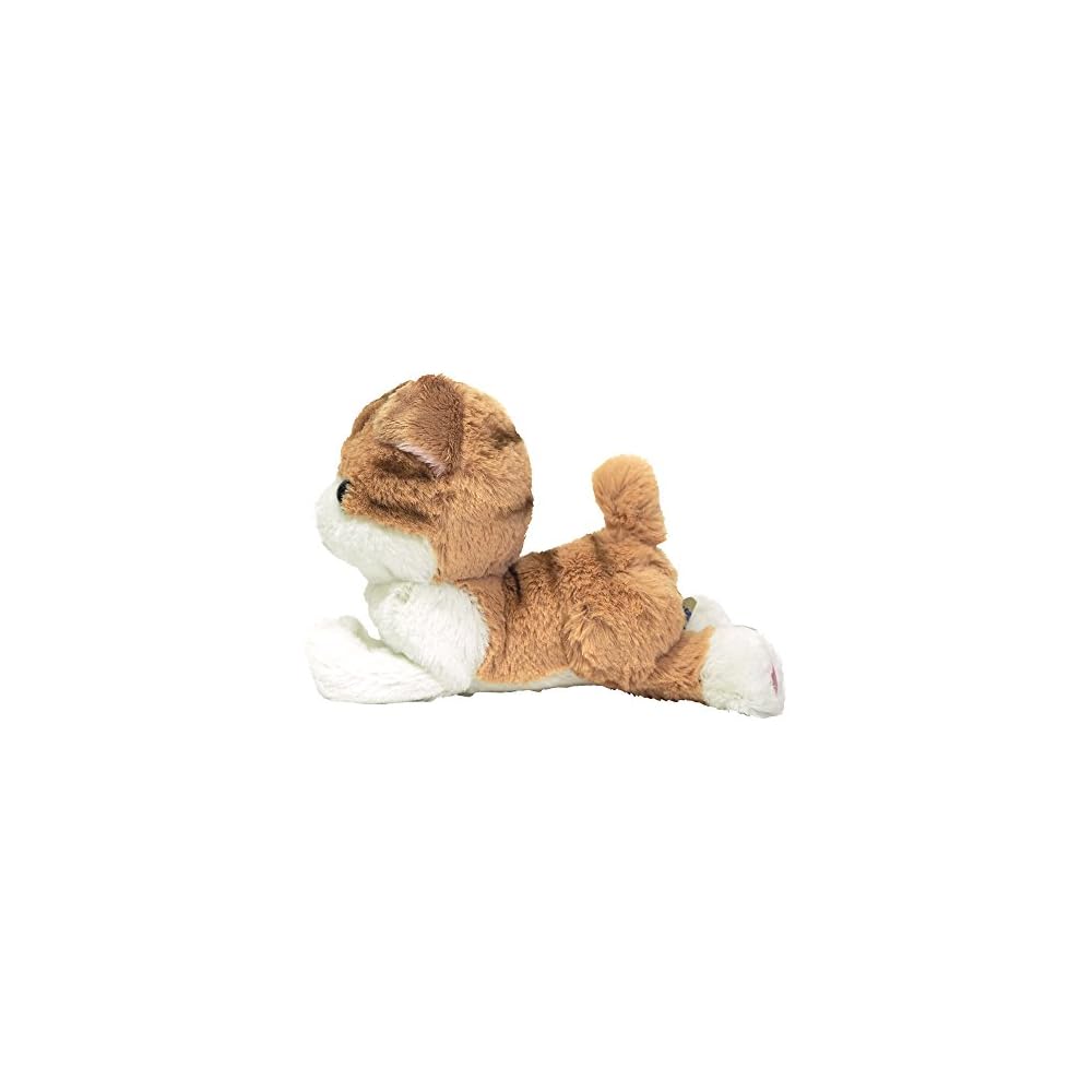 Sunlemon Kitten Scottish Fold Plush Toy Brown 16.7x8x18.4cm Animal Cat Soft Toy