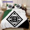 Set Copripiumino Trapuntato con Fantasia Borussia Federe Decorazione per la Casa Regalo di Compleanno (1 * copripiumino + 2 * federa, senza nucleo)