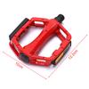 1Pair Bicycle Pedals Mountain Bicycle Aluminum Alloy Footrest Cycling Flat Pedals