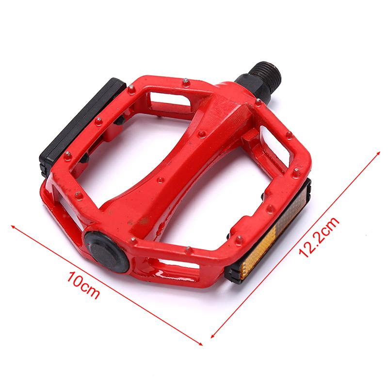 1Pair Bicycle Pedals Mountain Bicycle Aluminum Alloy Footrest Cycling Flat Pedals