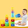 Numerical letters Stacked Cup Beach toys 9 cups Bathing toys Baby educational toys Bear shape Baby gift