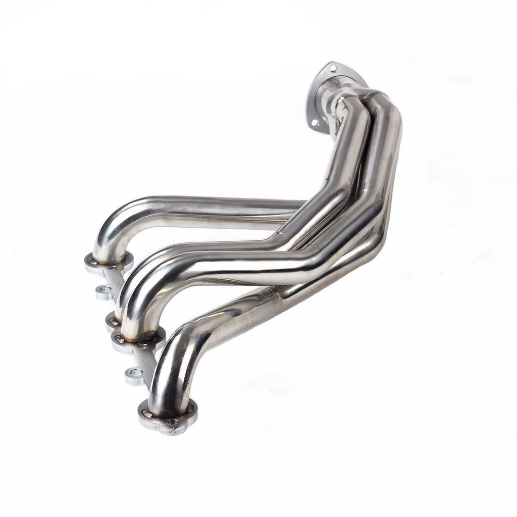 High Quality Exhaust Manifold FlowTech Headers Sliver For Chevy 283 302 305 307 327 350 400 Chevy Corvette 1963-1981