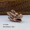 DIY Jewelry Accessories Retro Sculpture Bead Charms Brass Paracord Bead  EDC Outdoor Tool