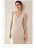 Elegant Korean-Style Knitted Cashmere Dress - Strappy, Slimming, and Luxurious Fashion Staple