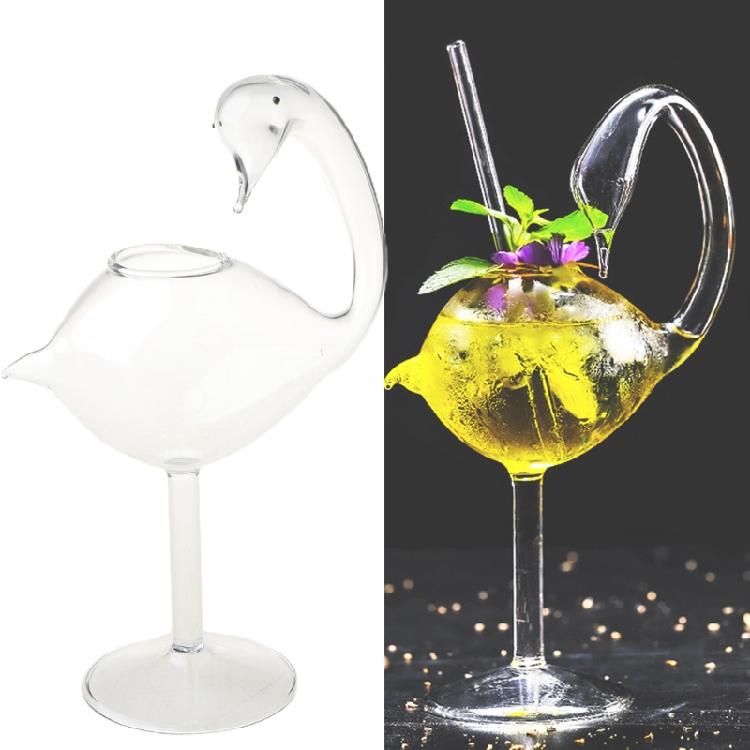 180ml Ausgefallener Rotweinglas Exquisiter Schwanenform Wein Cocktailgläser Langlebig
