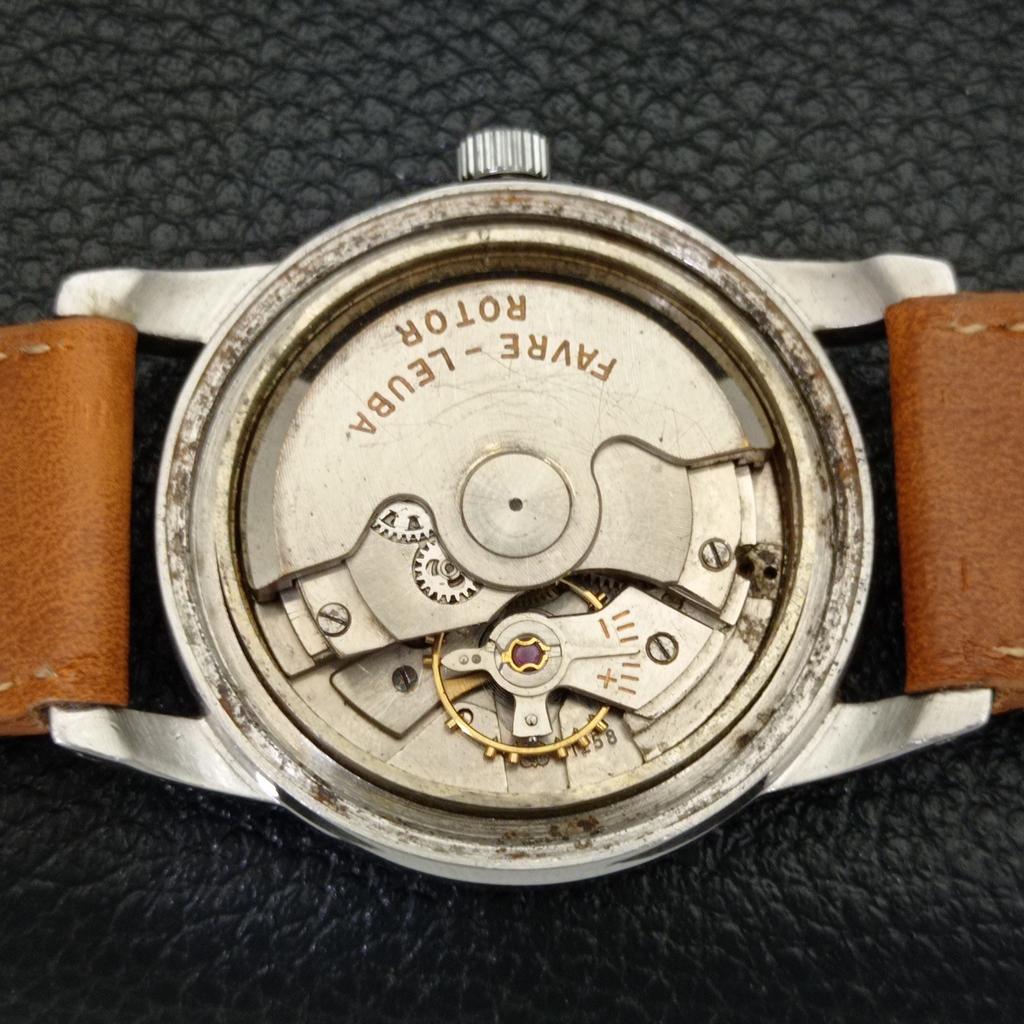 GEBRAUCHTE SCHWEIZER FAVRE LEUBA GENEVE DAYMATIC HERRENUHR MIT WEISSEM FARBIGEM ZIFFERBLATT a432154-2
