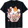 Cat Boba Tea Bubble Tea Anime Kawaii Neko T-Shirt Small