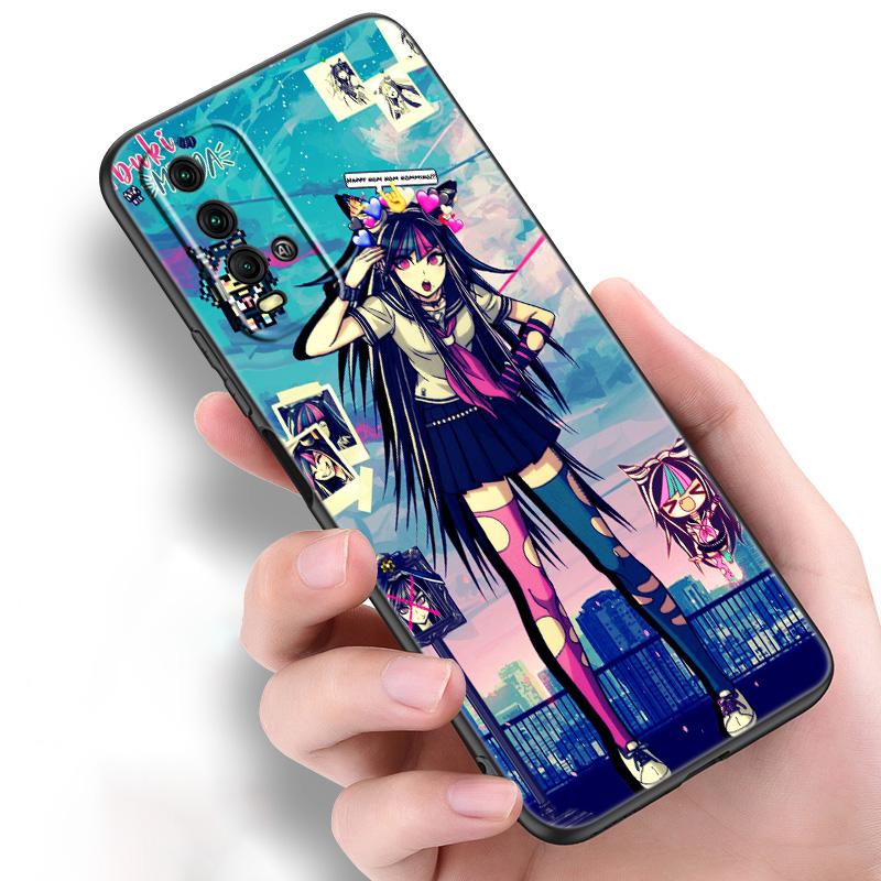 DANGANRONPA Silikonowe Etui na Telefon Dla Xiaomi Redmi Note 11 10 9 8 Pro 11T 10T 10S 9S 8T 9 9A 9C 9T Czarne Miękkie Etui Coque Funda