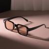 Lunettes de Soleil Carrées Élégantes Femmes Hommes Marque Vintage Verres Miroir Lunettes de Soleil Simples Femme Homme Couleurs Cools Oculos De Sol