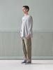 NAMERCLOTHING Old English L/S T-Shirt Light Gray