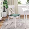 Seat Cushion Set 4 pcs Teal Green 40 x 40 x 3 cm Velvet