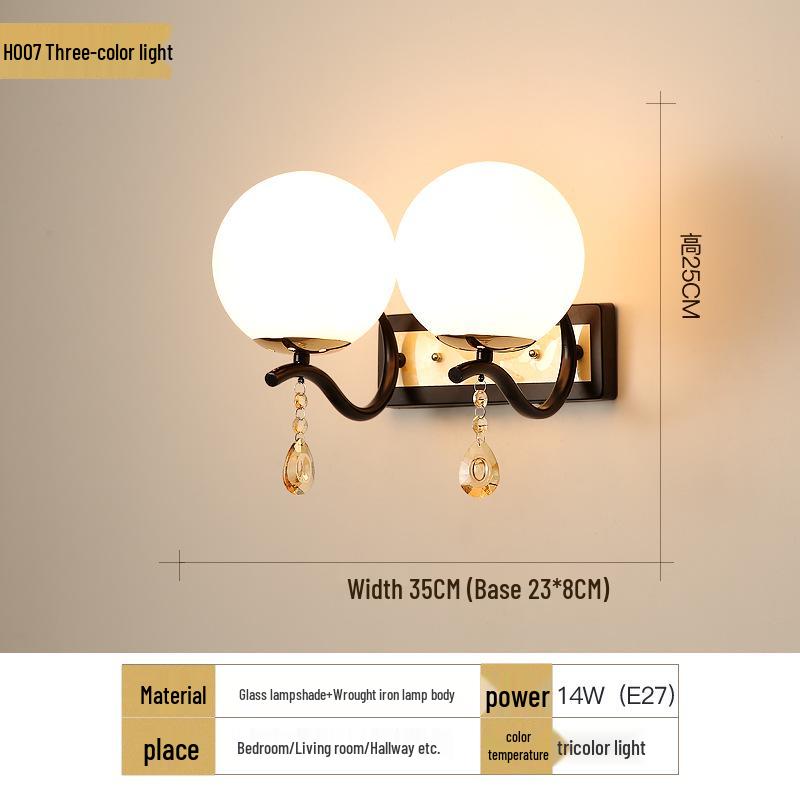 Applique Murale Moderne Chaleureuse pour Chambre à Coucher, Salon, Salle à Manger et Escalier