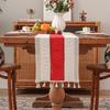 Soft Bohemian Table Flag Splicing Macrame Table Mat Knitted Hollow-out Table Runner  Dining Table