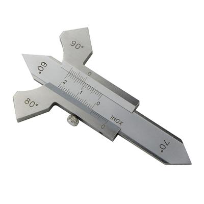 Righello Misuratore di Saldatura Cordone/Filetto/Corona del Cordone di Saldatura Righello Ulnare Misura Angolare 60 70 80 90 Gradi Strumenti di Misurazione