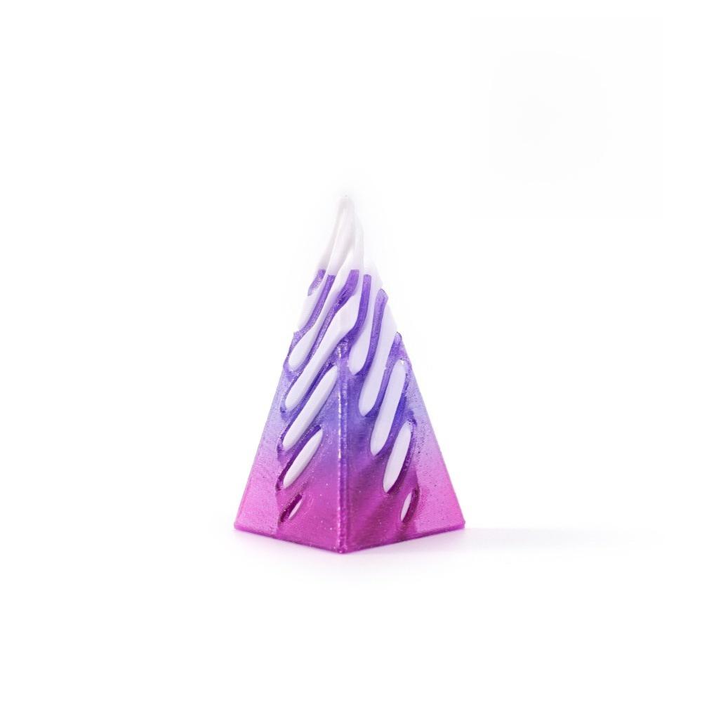 Verzamelbaar 3D Geprint 3D Decoratie Speelgoed Illusie Effect Fidget Functie Mini Wervelwind Speelgoed Mini Formaat Spiraalvormige Kegel Speelgoed Bureau Speelgoed