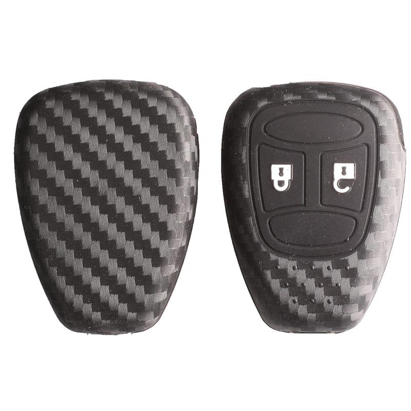 

jingyuqin 2b чехол для ключа Fibler Silicone для Chrysler 300 Aspen для Dodge Dakota Durango для Jeep Grand Cherokee Commander кенийский медный