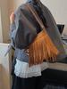 Autumn/Winter Retro Suede Tassel Ethnic Crossbody Bag