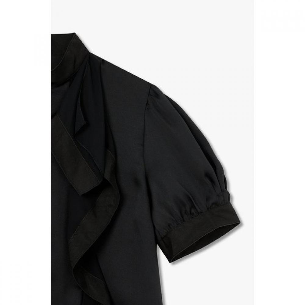 Vov Puff Sleeve Ruffle Blouse 7115360803