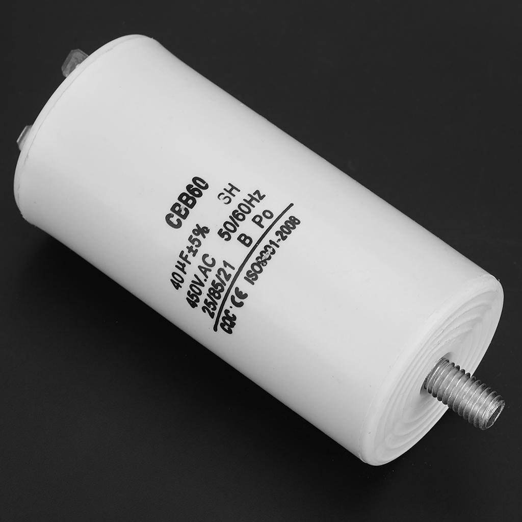 CBB60 450V 40uf Water Pump Capacitor For Washing Machine 50 60Hz