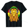 Rastafarian Lion Leo Horoscope Zodiac Sign Rasta T-Shirt SummerDesign Tees Cute Cotton Men T Shirt