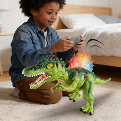 Elektrisches Dinosaurierspielzeug für Kinder, brüllend, laufend, Fernsteuerung, Spinosaurus-Spielzeug mit Licht und Ton, Kleinkinder, Jungen, Mädchen, Pädagogisches, Simuliertes Dino-Modellspielzeug