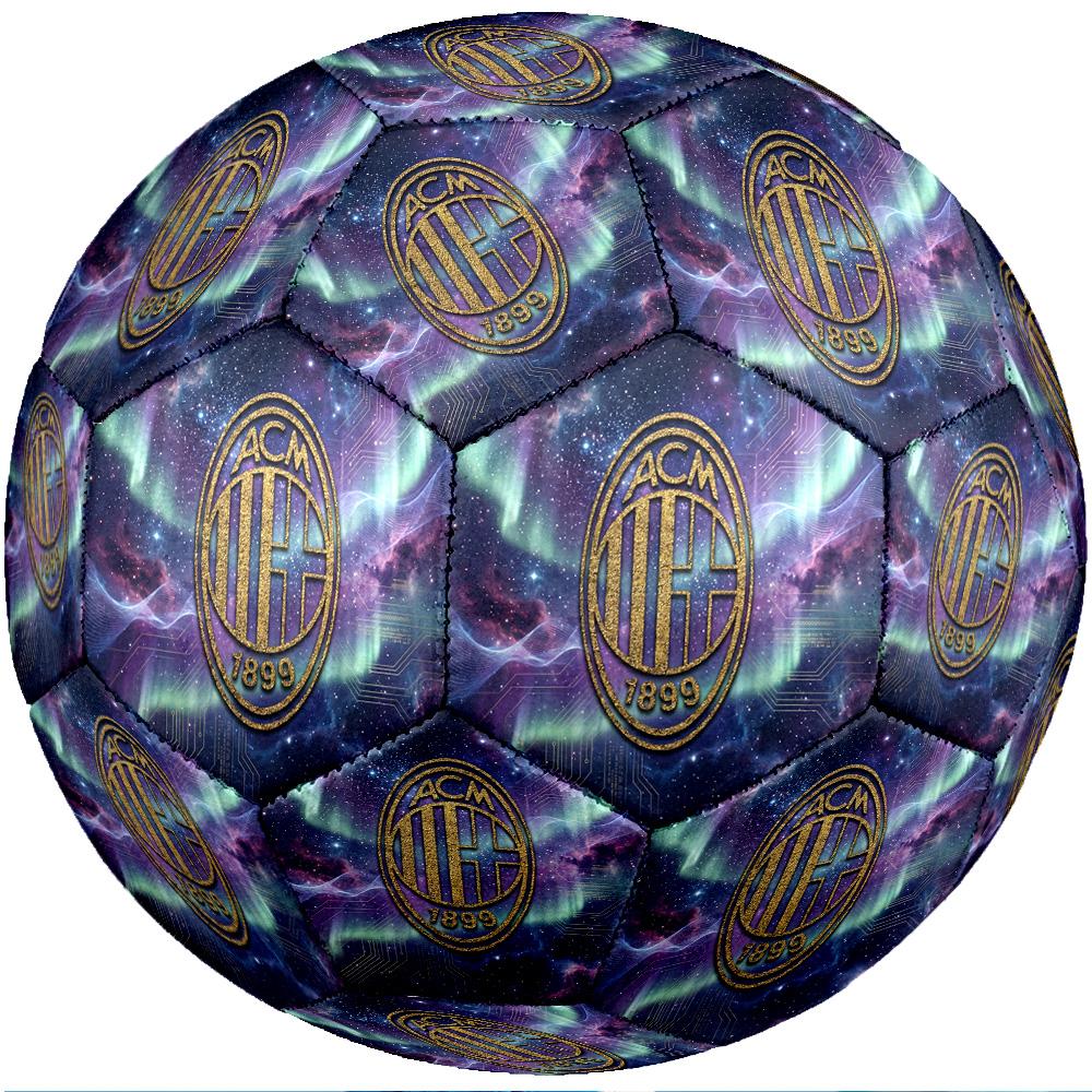 Pallone da calcio Tema AC Milan Taglia 5 Pallone da calcio Tocco Morbido Pallone da calcio per Allenamento Professionale per Sport all'Aperto