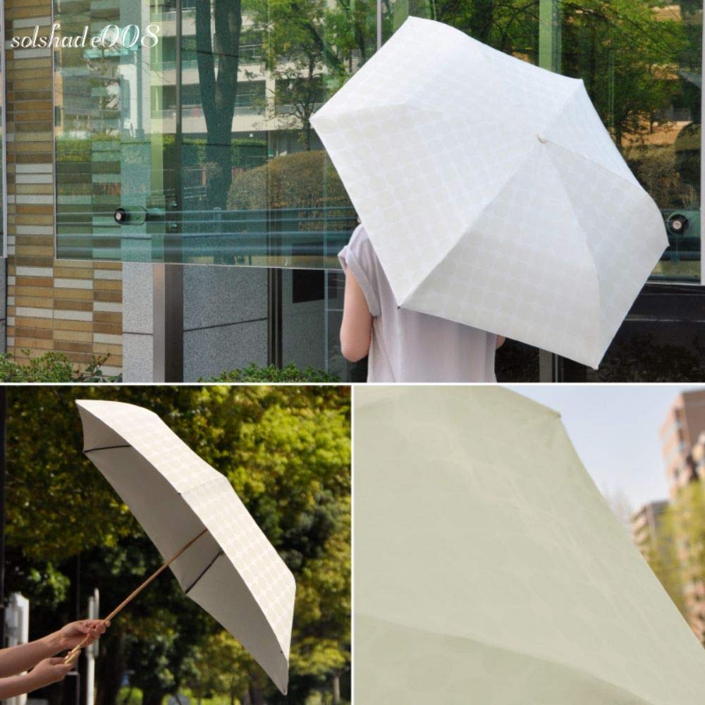 folding for both sunny and rainy UV light super water present dot Umbrella, parasol, umbrella, women's, days, lightweight, protection, 100% blocking,