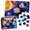 Momo Nashi Solar System Space Kids Puzzle 80 Pieces Large Jigsaw Floor Puzzle for Boys and Girls Ages Science Educational Toys for Kids with Planets