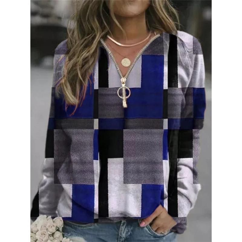 QICED Felpe con cappuccio e felpe casual a maniche lunghe da donna