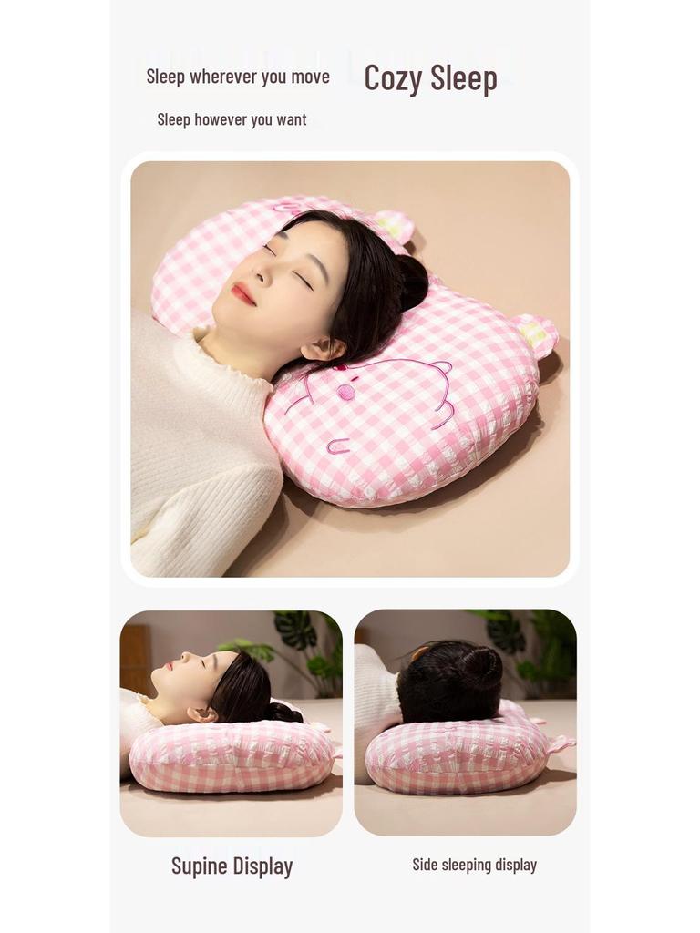 Memory Foam Neck Support Pillow for Students and Children