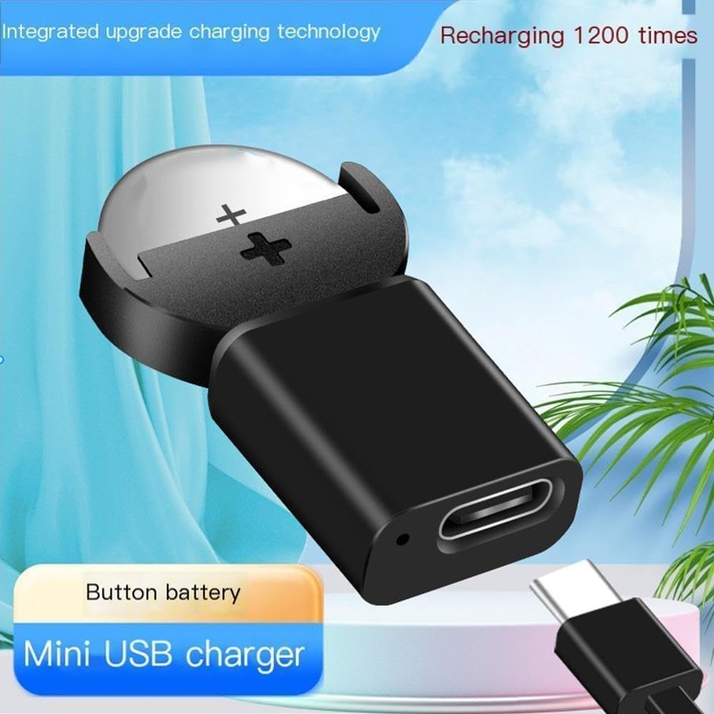 Type-c Lithium Coin Charger Widely Charges LIR2032, LIR1632and Other Batteries