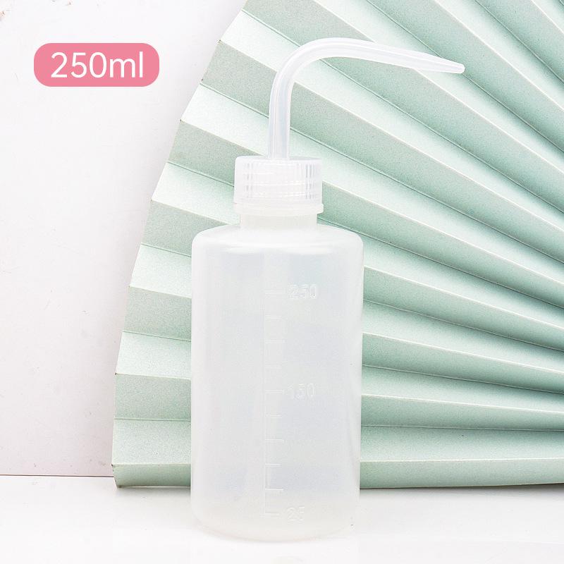 Multi-Capacity Eyelash Cleaning Squeeze Bottle - Curved Spout, 150/250/500ml