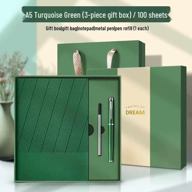 A5 Custom Notebook Gift Set for Business Meetings - Logo Printable Souvenir