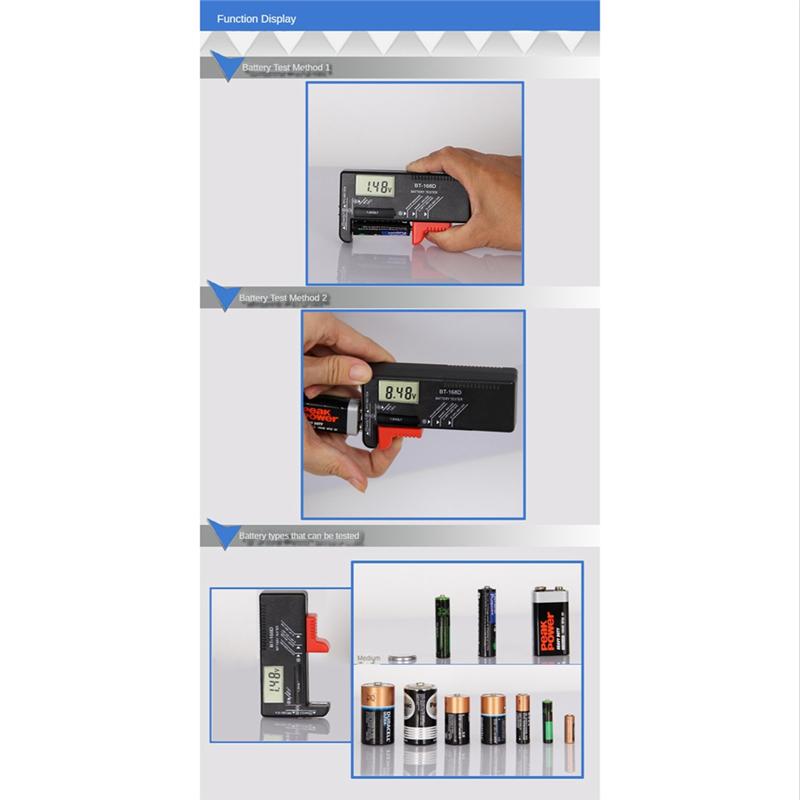 AD23-1 PCS Digital Battery Tester Battery Capacity Tester For AA/AAA/C/D/9V/1.5V Battery