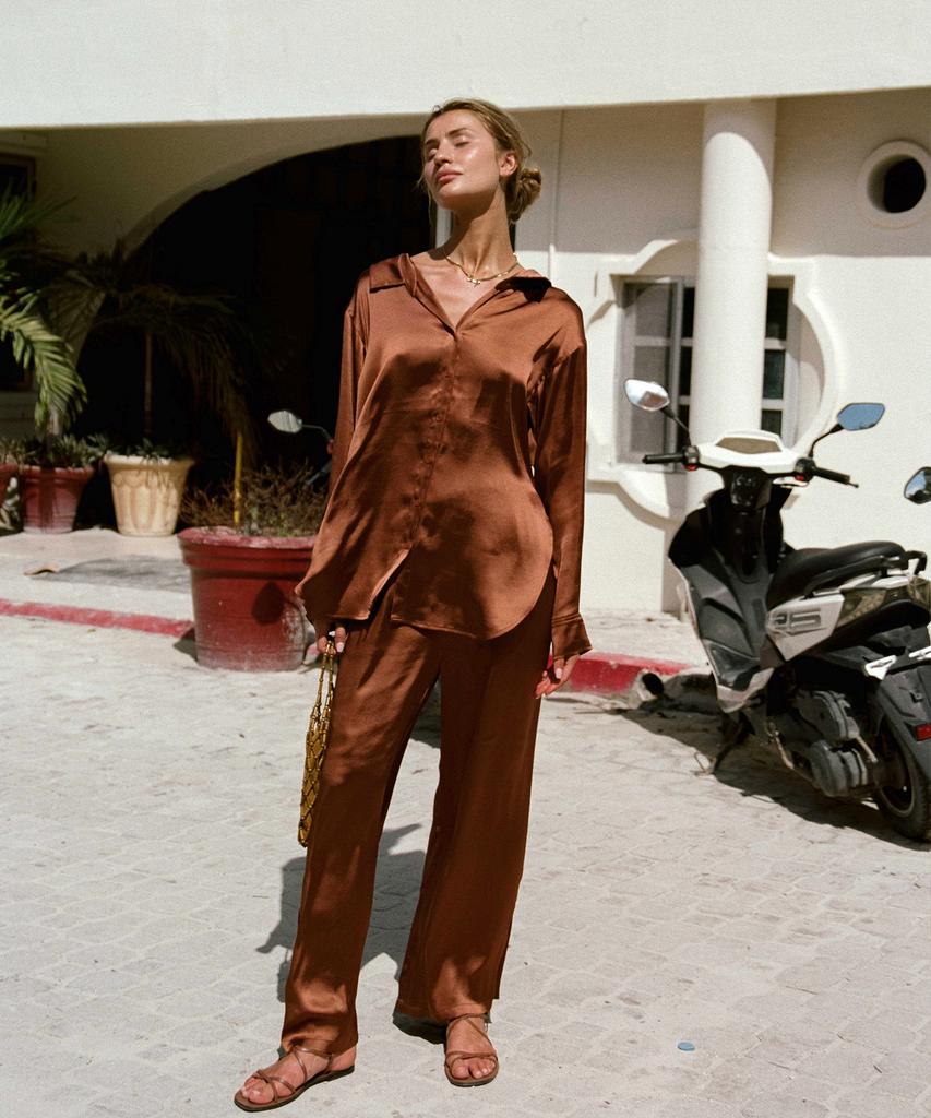 Deijeudeijeu Brownie Silky Pants
