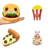Adorable Squishy Ice Cream Cone Pu Filled Cookie And Waffle Pizza Simulation Toy