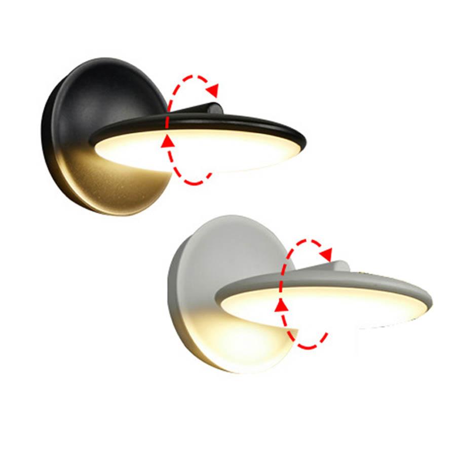 12W Waterproof Adjustable LED Wall Lamps Outdoor Aluminum Garden Wall Sconce Patio Front Door Entryway  Exterior Wall Lamps