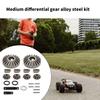 Metal Axles Differential Gear for 1/10 and 1/8 Truck Tractor Car Interior Parts Model Car Replacement