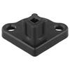 Gazebo Foot Brackets Plastic Supports For Tent Legs 21 By 21 Mm Tube 4 Pack