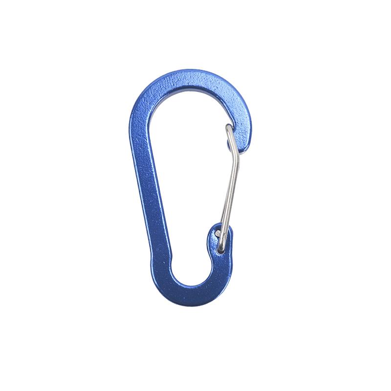 1PC Gourd Shape Carabiner Camping Gadget Water Bottle Hanging Buckle Key Chains 10 Color Available Aluminum Alloy Carabiners ZYF