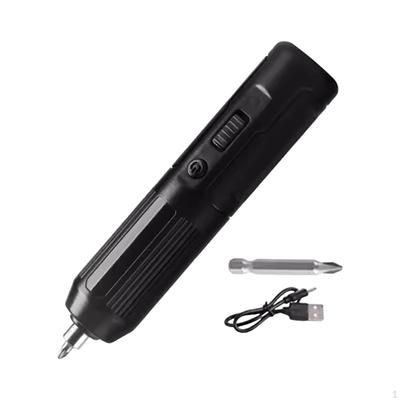 Elektrischer Schraubendreher-Satz, Heimgerät, wiederaufladbar über USB, für elektrische Reparaturen, mit 1 Bit