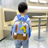 Adorable Kindergarten Cartoon Backpack Trendy Color Block Large Capacity Design
