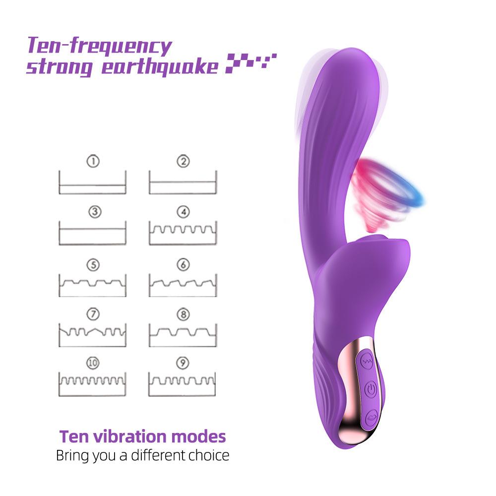 Charging Sucking Vibrator Female G-Spot Masturbation Massage AV Vibrator Adult Products
