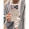 Korean cute cartoon polka dot apple 17pro mobile phone case 17promax new iphone15 case 16 sweet