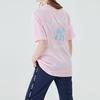 New MLB Drop Shoulder Sleeve T Shirt Unisex Pink 31TS06031-50P