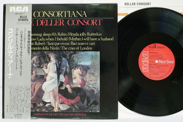 

LP Record DELLER CONSORT - Consortiana JRZ2017 RCA Japan Obi Classical Used