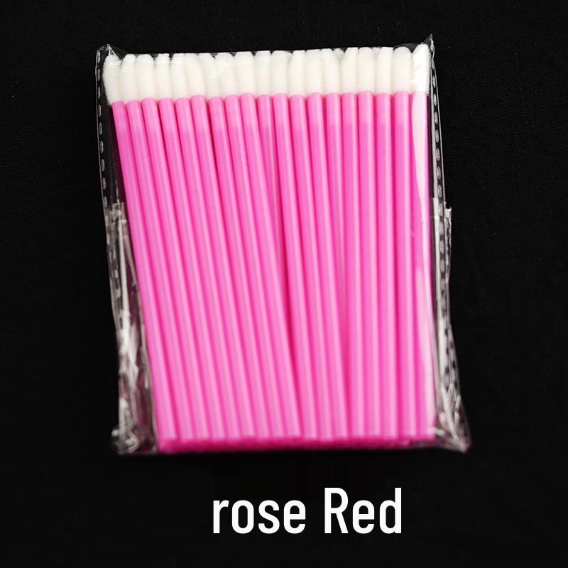 Disposable Flocking Lip Brush Stick for Lipstick and Gloss Application