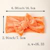 New Solid Solor Children's Hair Accessories Baby Plush Bow Headband Baby Soft and Comfortable Fabric Headband