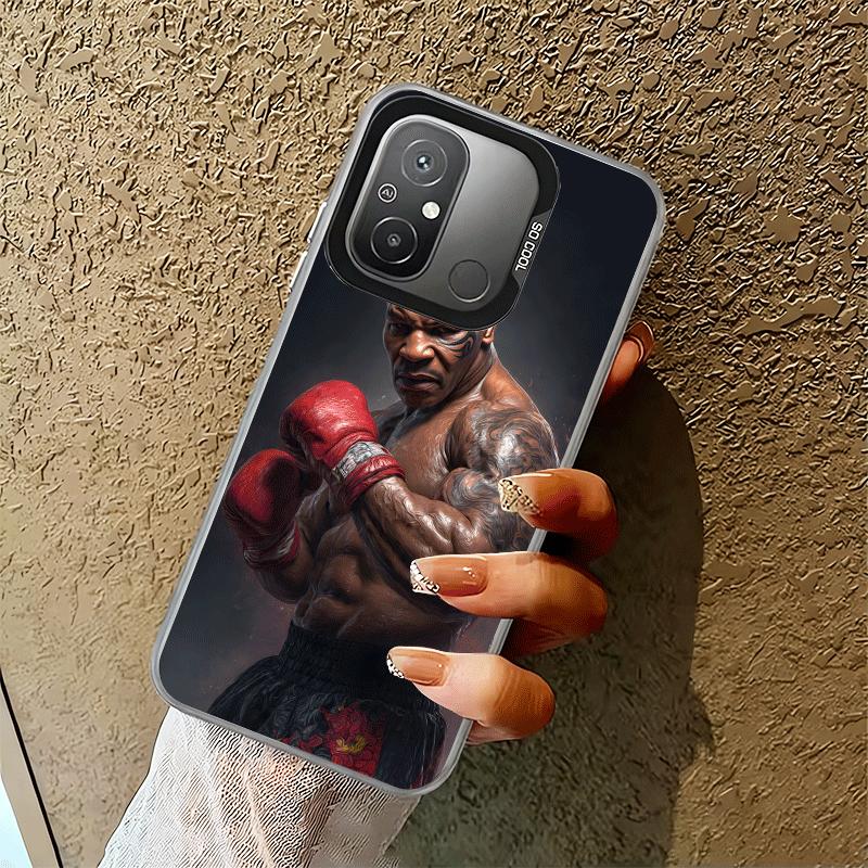 Mike Tyson Boxer Man Soft Phone Case for Xiaomi Redmi 15C 15 14C 13C 12C Poco X5 X6 X7 Pro X3 F8 F7 Ultra M8 13 12 Cover Back Sh